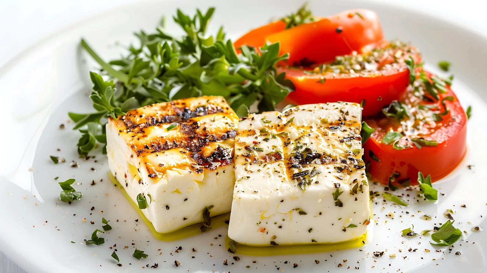 Savory Grilled Feta Cheese Dish — free download from Dotvec