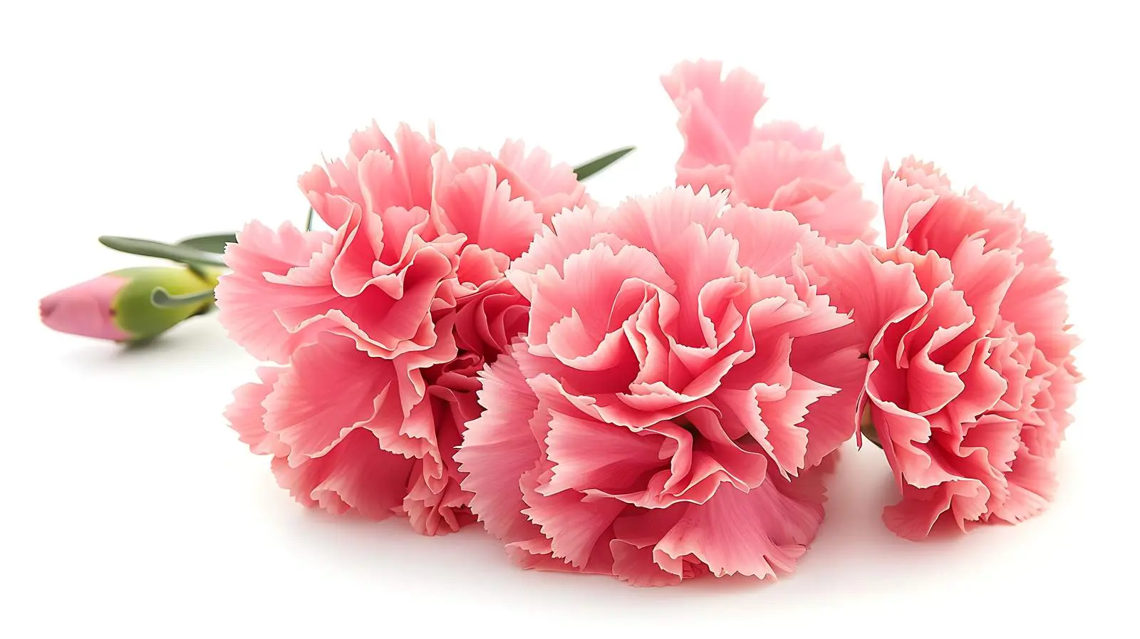 Closeup of Elegant Pink Carnation Flowers – free flower details image from Dotvec