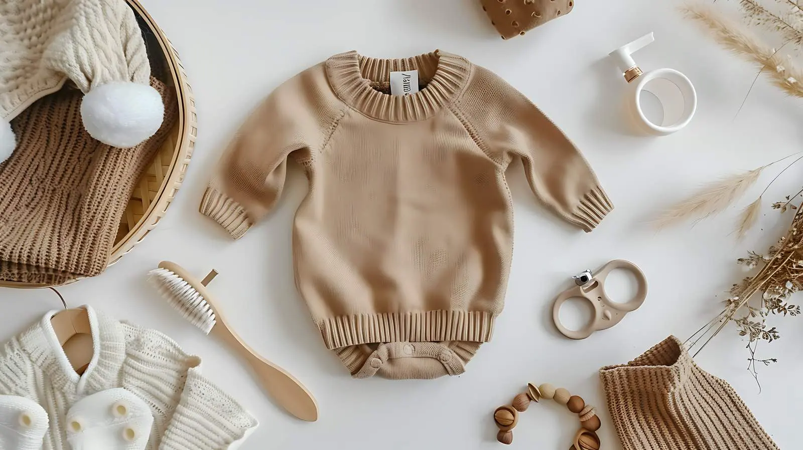 Newborn Baby Clothes and Accessories Set – free knitwear image from Dotvec