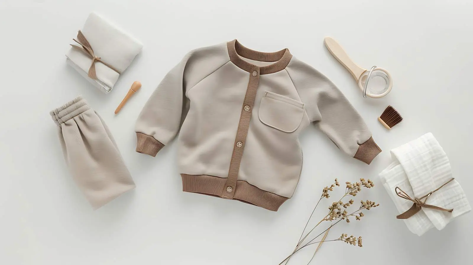 Newborn Baby Clothes and Accessories Set – free infant accessories image from Dotvec