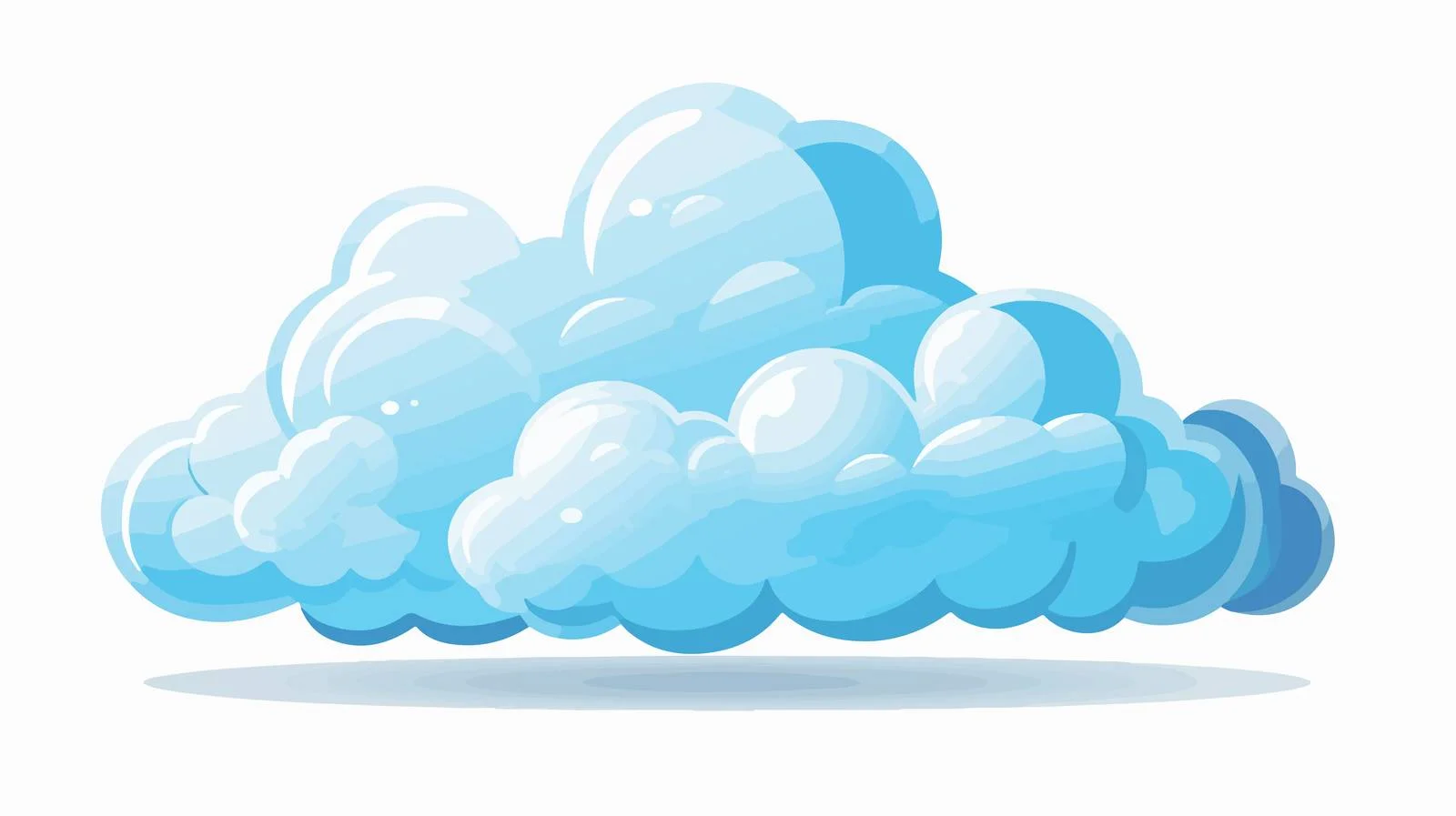 Cartoon Cloud Design Element — free download from Dotvec