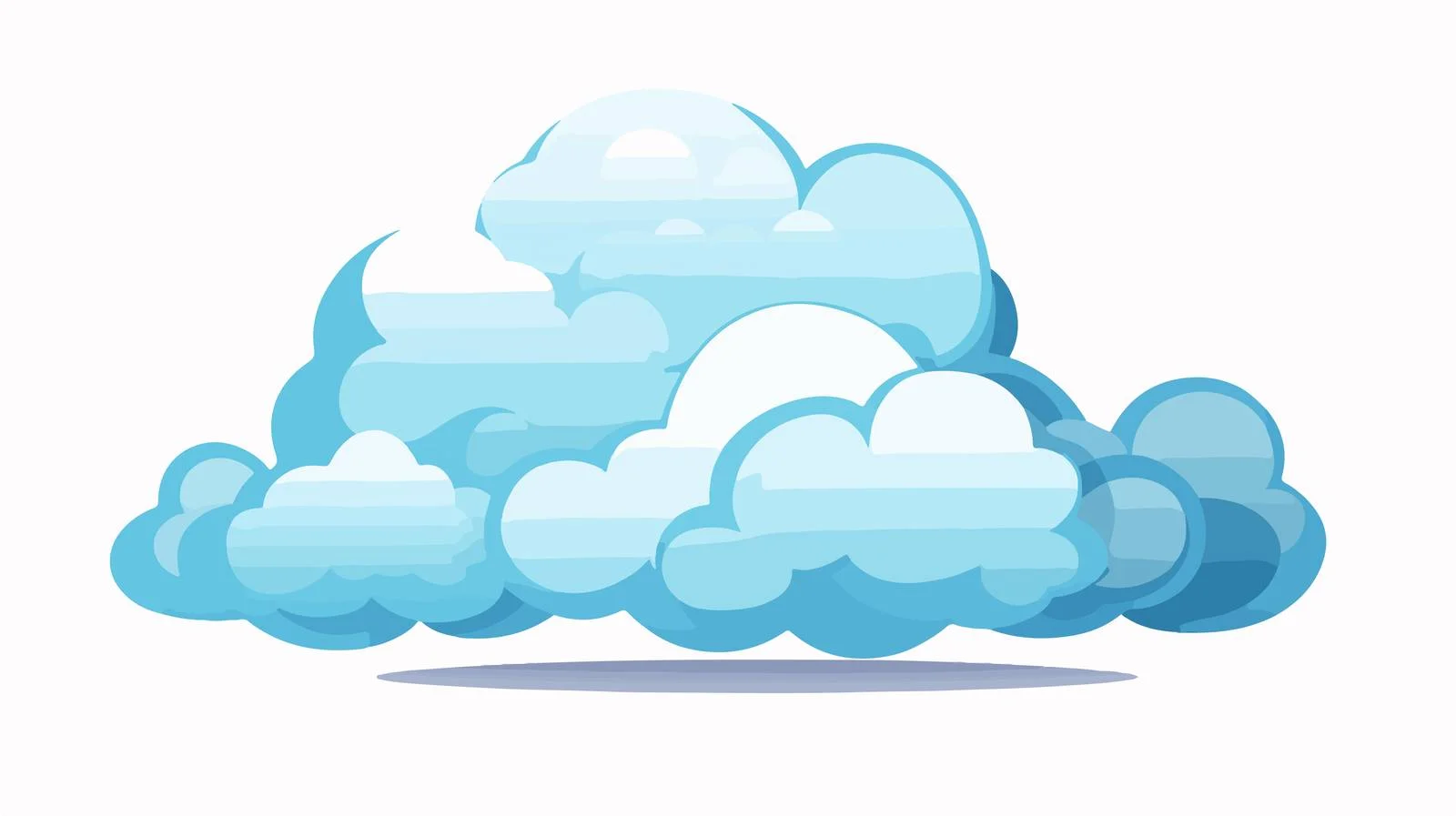 Cloud Cartoon Design Element — free download from Dotvec