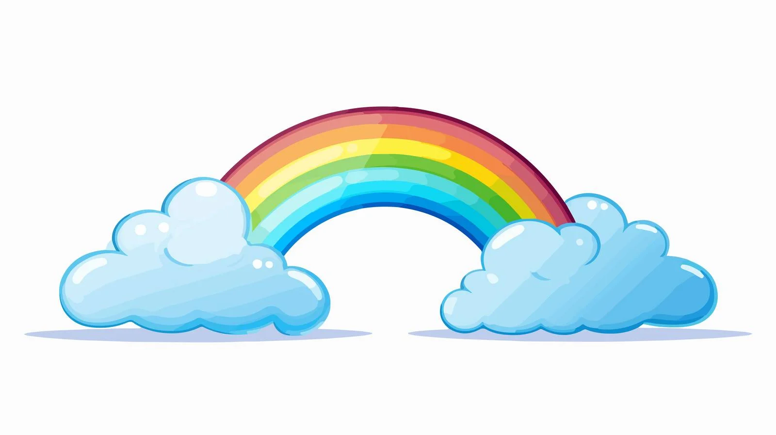 Colorful Cloudscape Cartoon Vector Illustration — free download from Dotvec