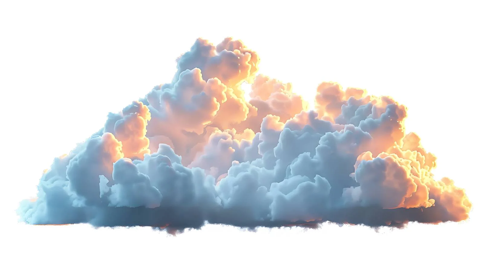 Sunset Glow on Evening Clouds — free download from Dotvec