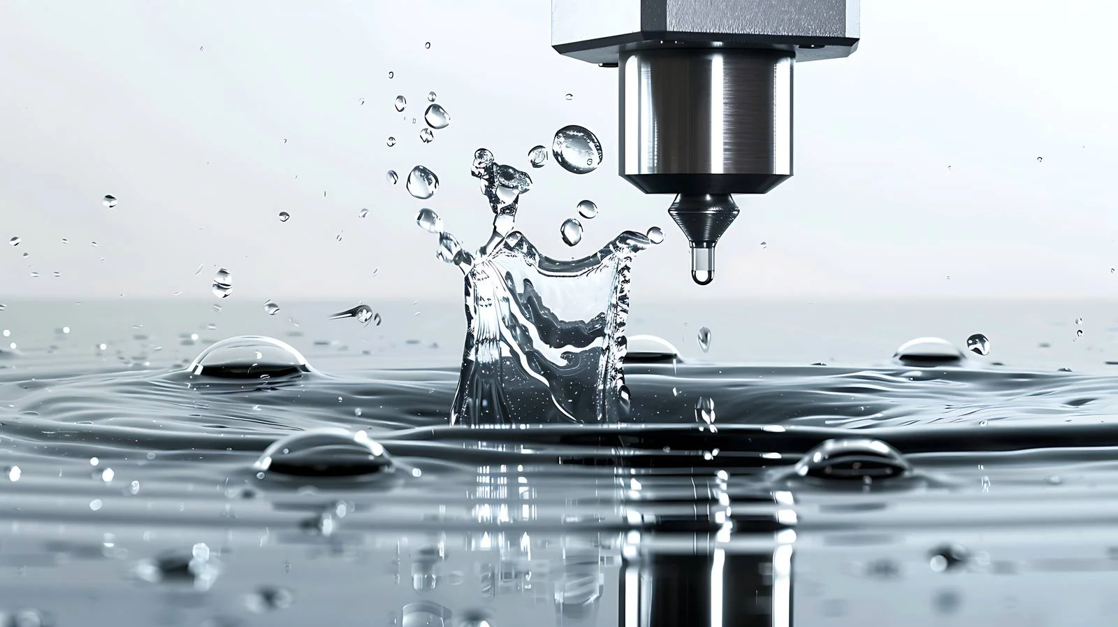 Precision CNC Drilling with Coolant — free download from Dotvec