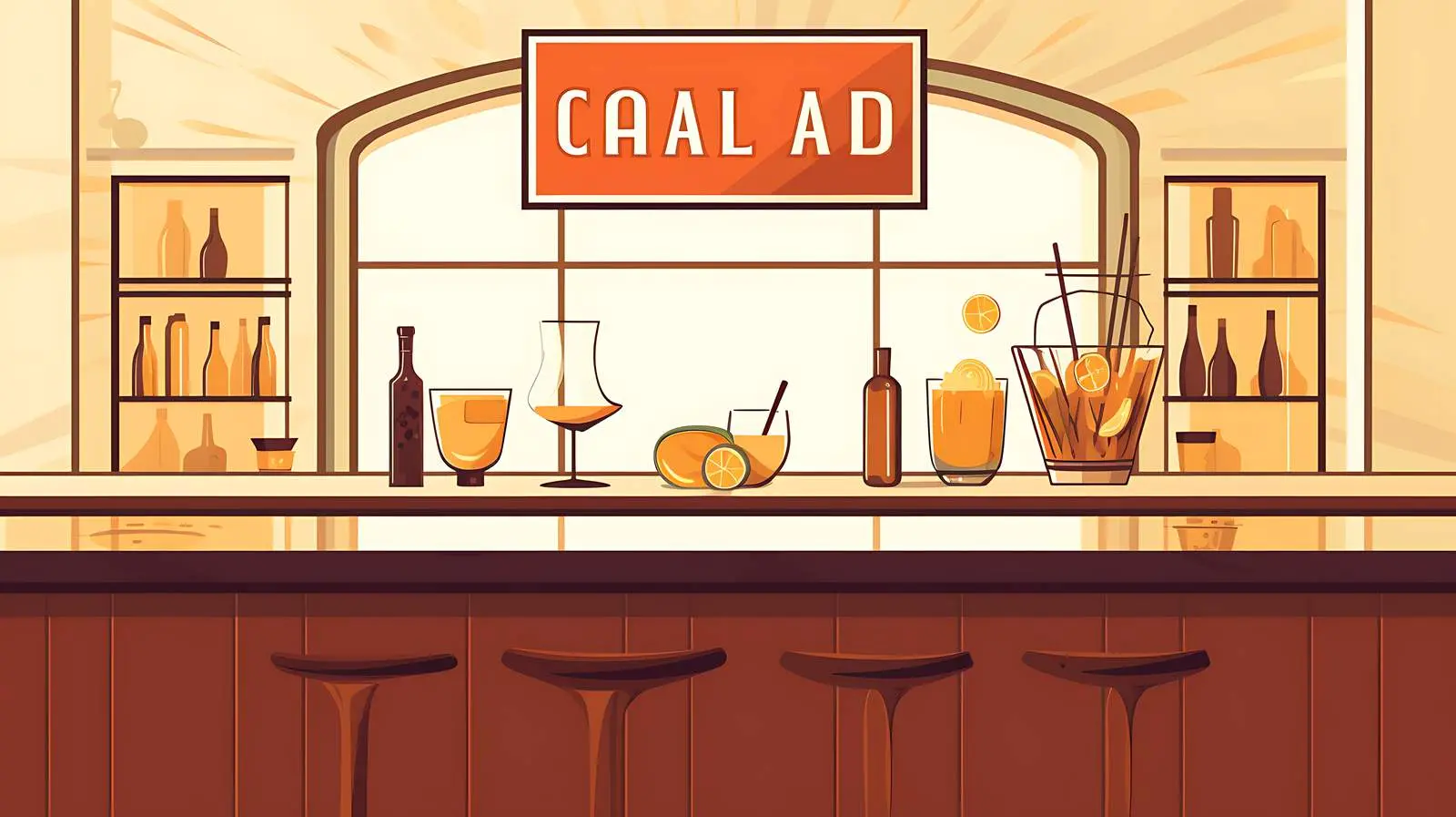 Retro Cocktail Bar Template — free download from Dotvec