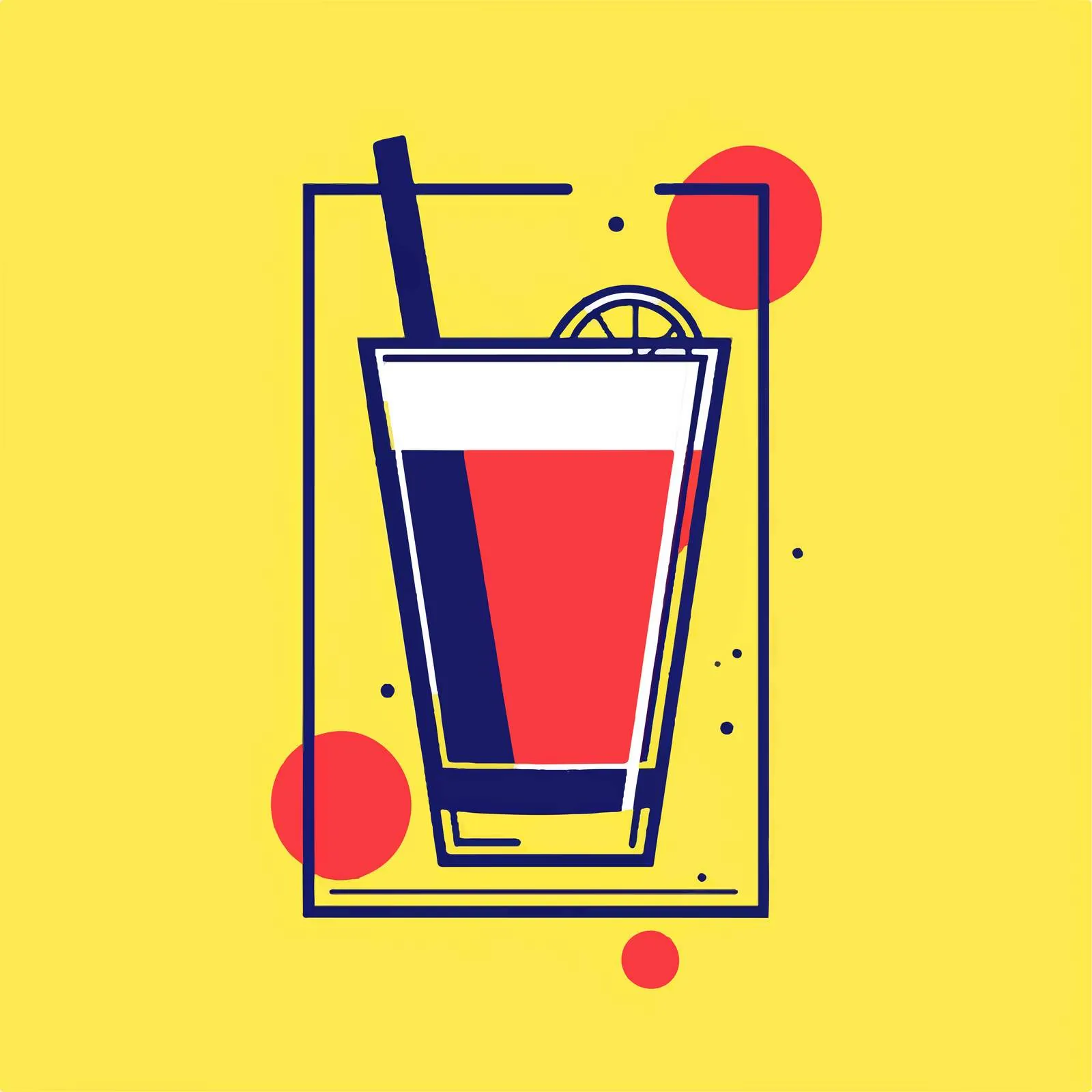 Colorful Cocktail Icon Vector Design — free download from Dotvec
