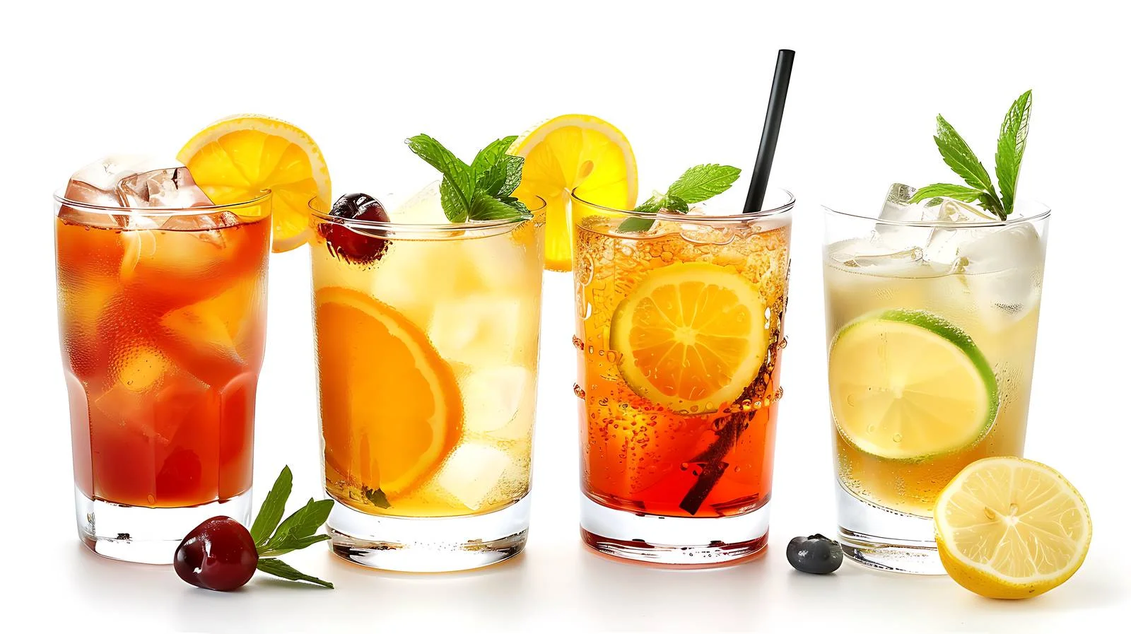 Elegant Cocktail Collection on White Background — free download from Dotvec