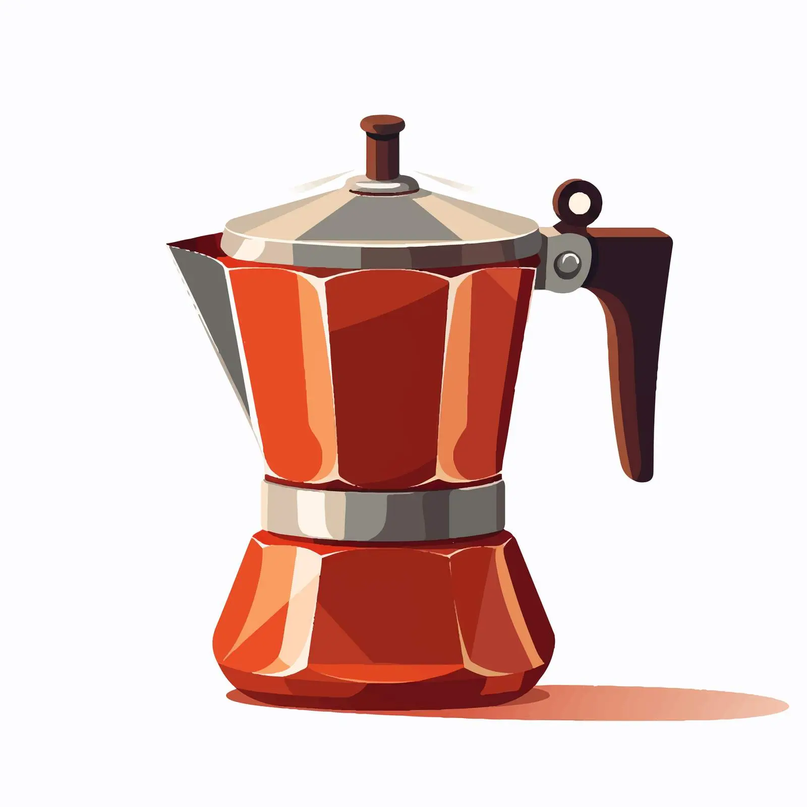 Fresh Brewed Coffee in Moka Pot — free download from Dotvec