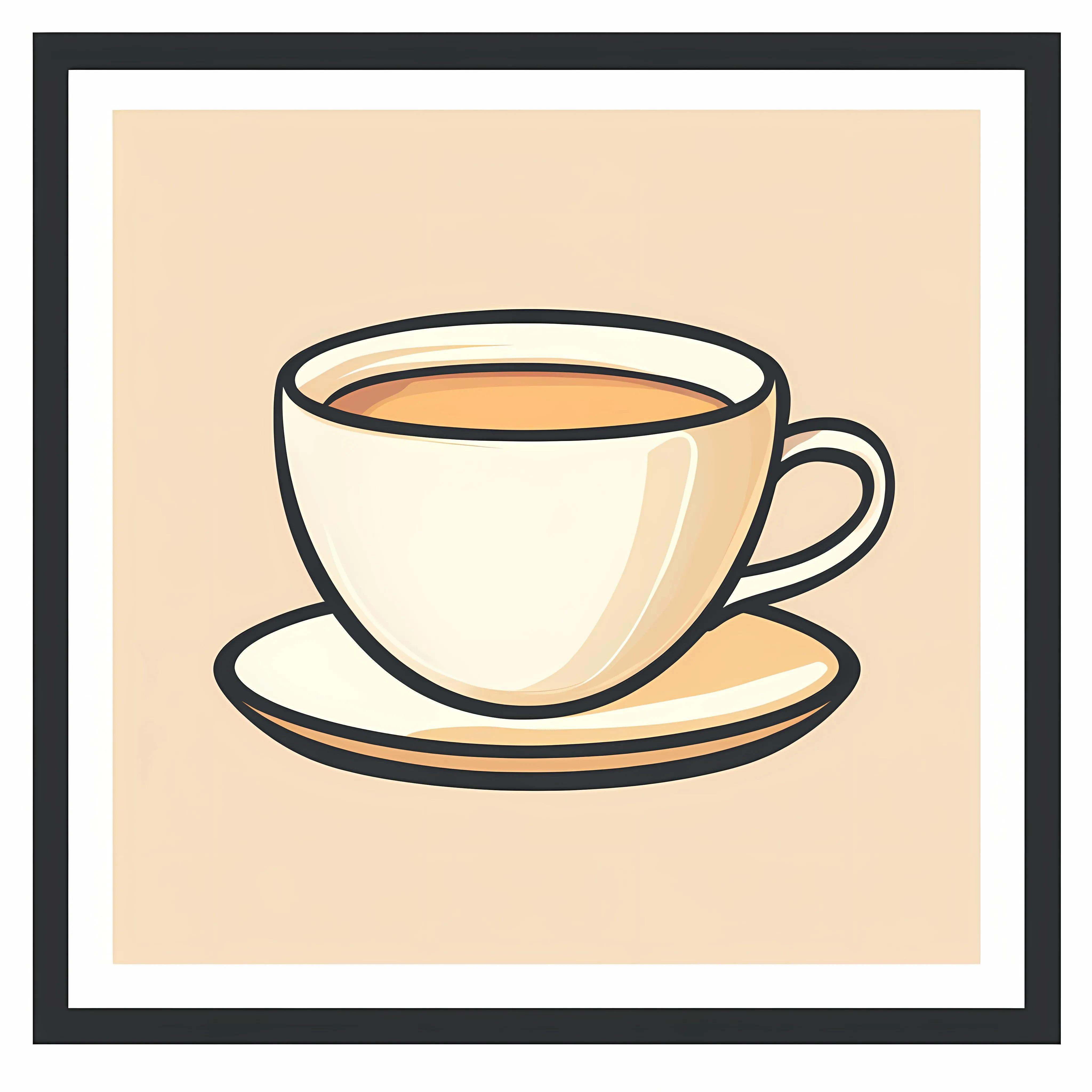 Flat Vector Coffee Cup Illustration — free download from Dotvec