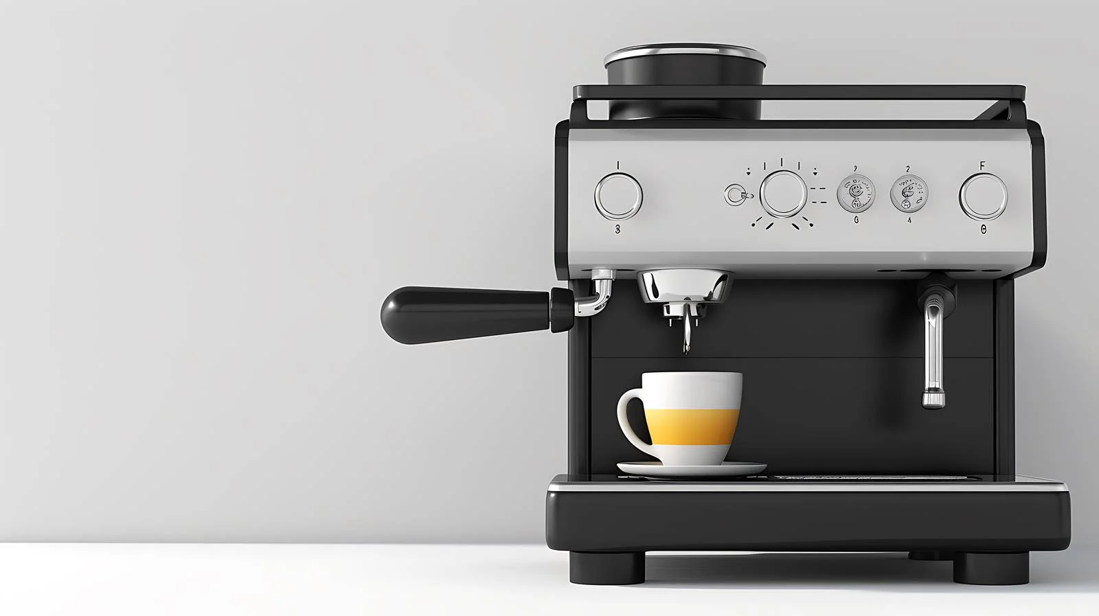 Coffee Cup on Coffee Machine — free download from Dotvec