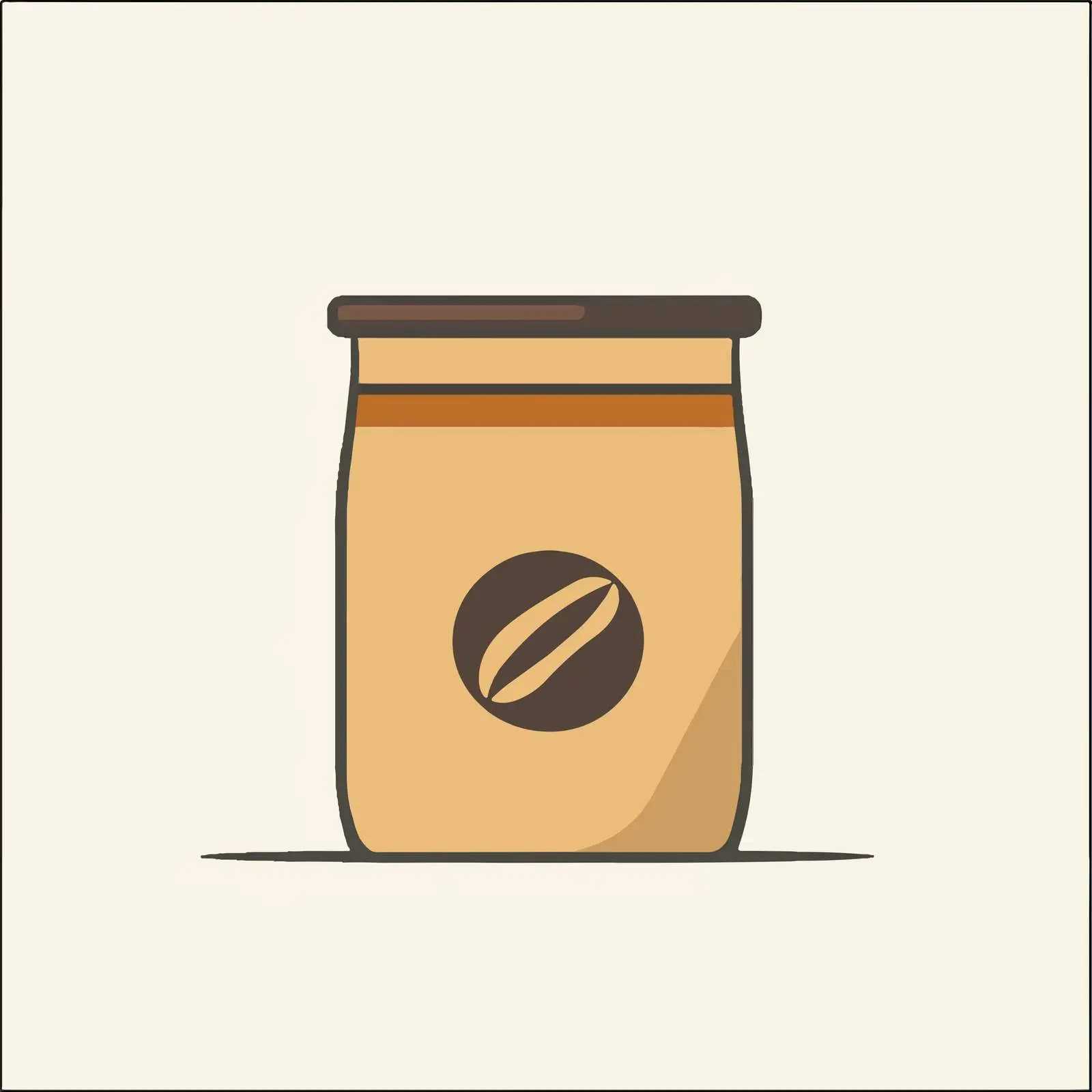 Coffee Sack Flat Vector Illustration — free download from Dotvec