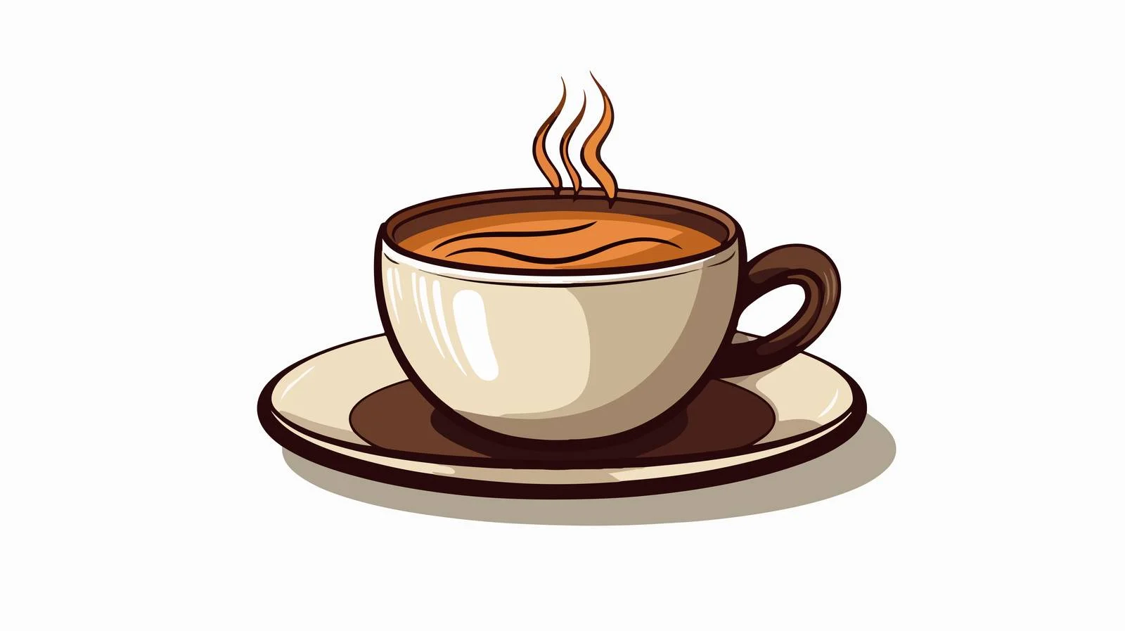 Vibrant Cartoon Coffee Vector Illustration — free download from Dotvec