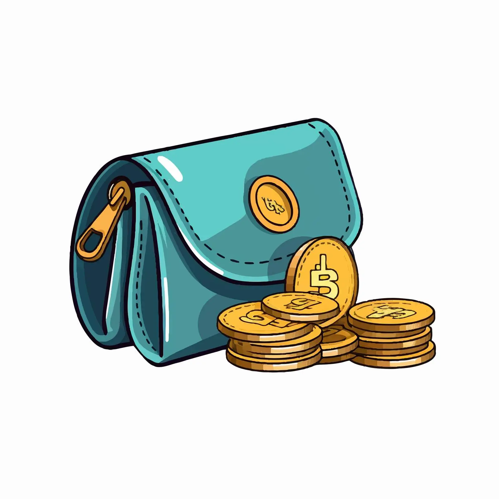 Isolated Coin Cash Wallet Icon Vector Illustration — free download from Dotvec