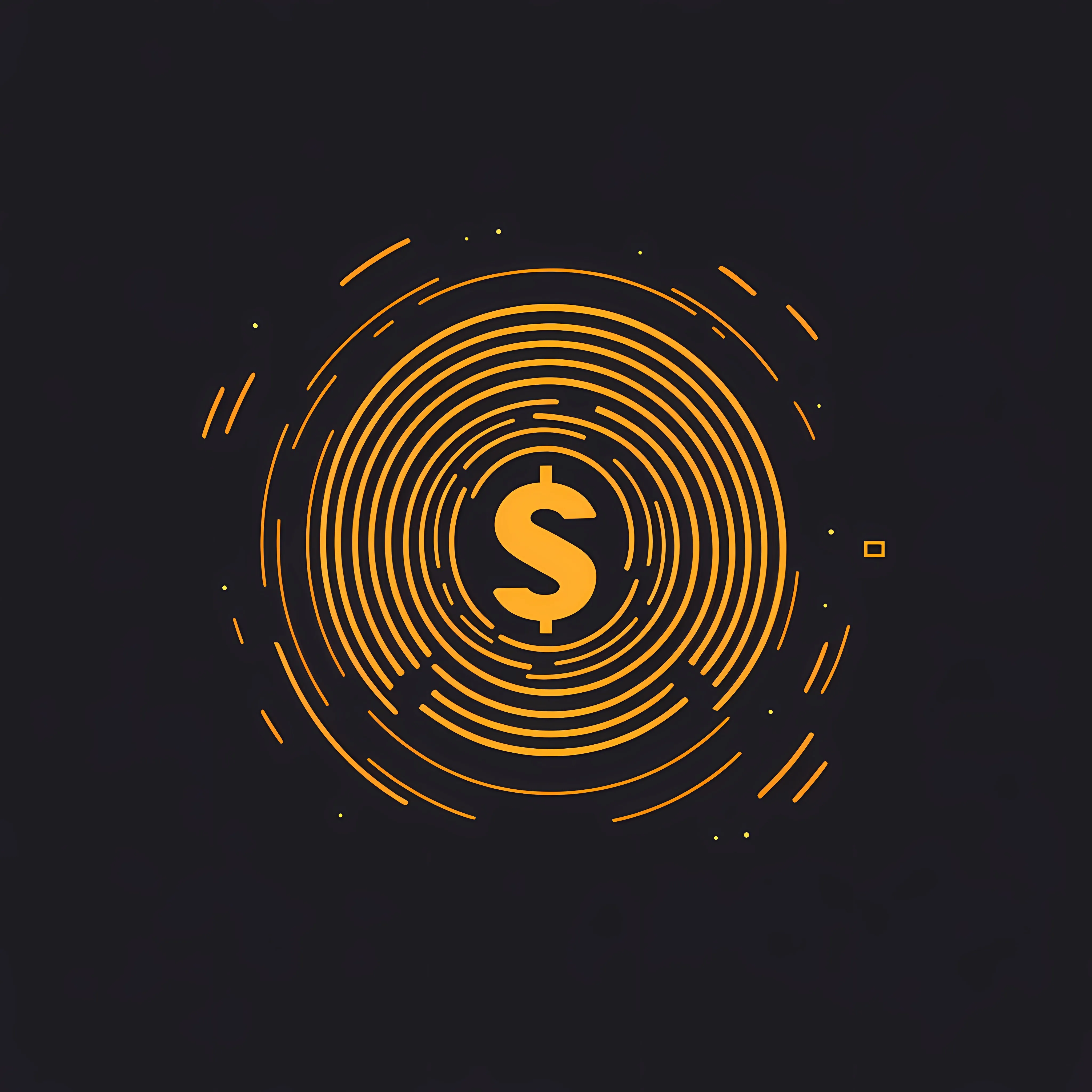 Flat Gold Coin Money Market Icon Illustration — free download from Dotvec