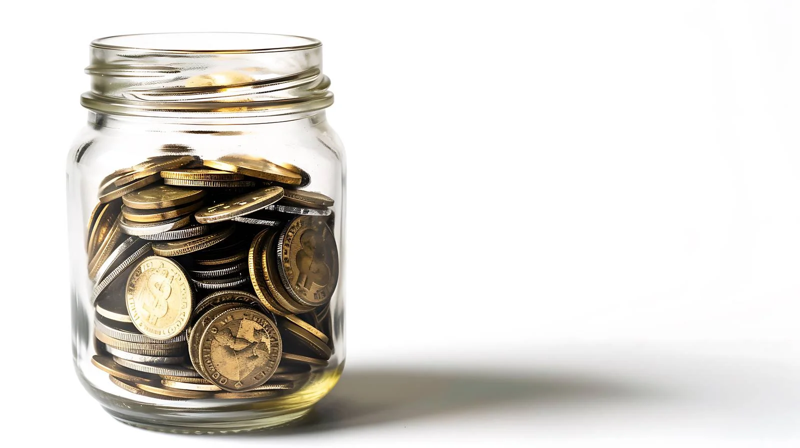 Financial Budget Saving Jar with Coin — free download from Dotvec