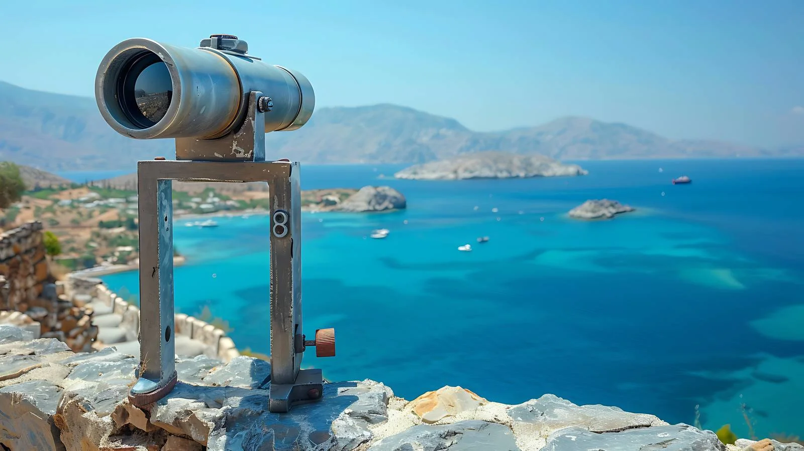Seaside Binoculars Observation Point — free download from Dotvec