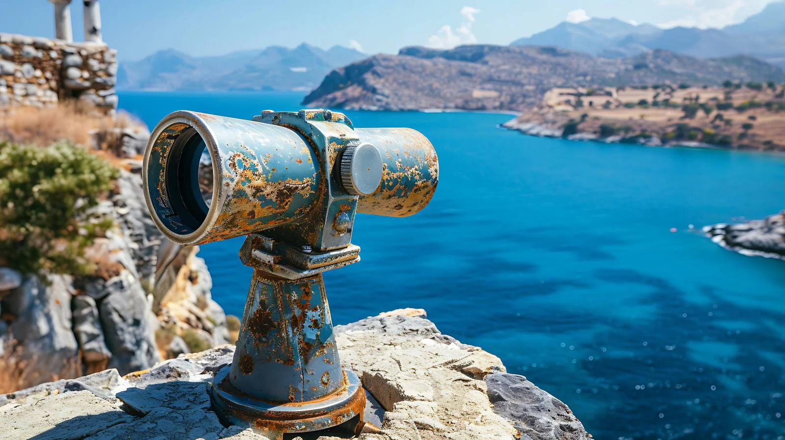 Seaside Binoculars Observation Point — free download from Dotvec