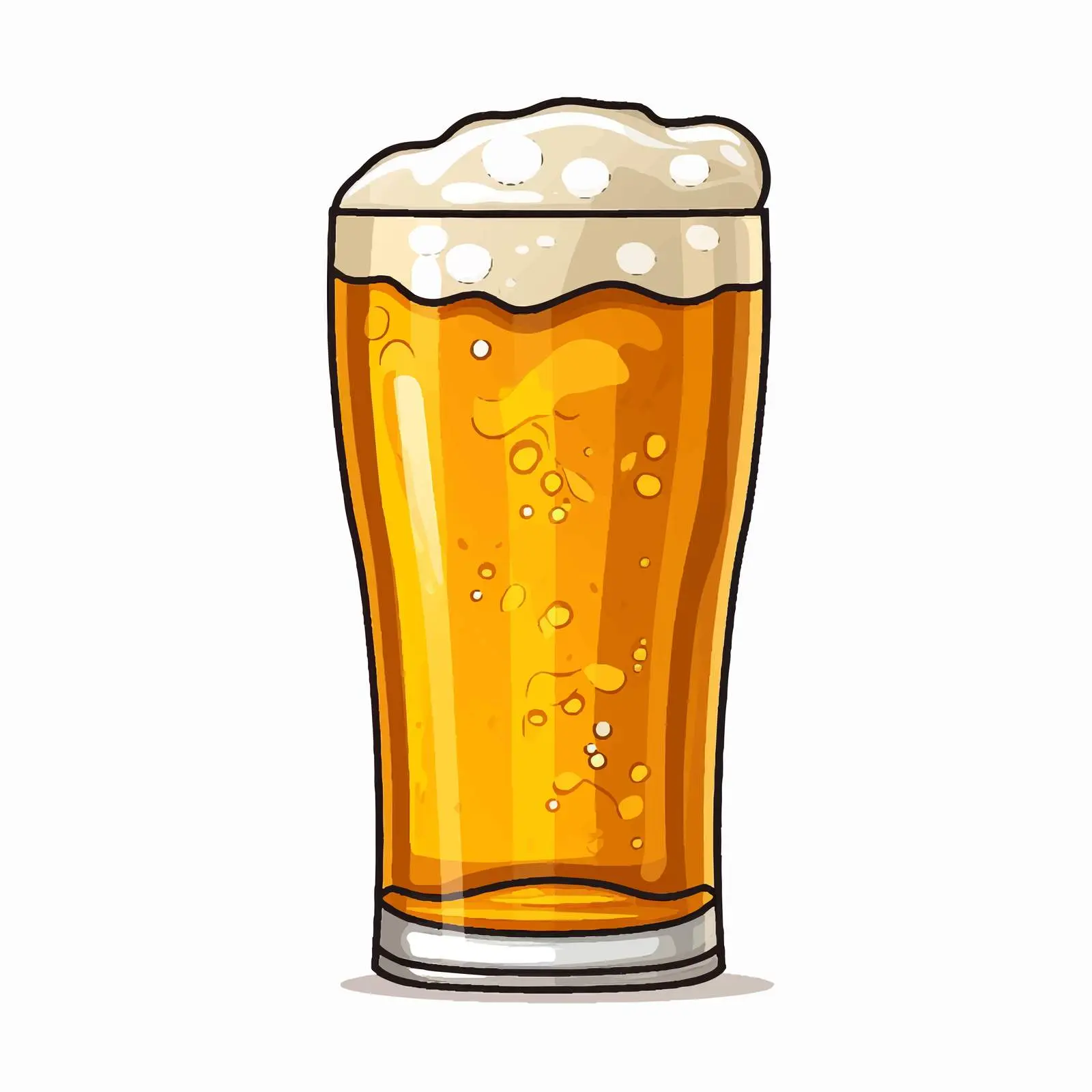 Cold and Delicious Beer Glass Icon — free download from Dotvec
