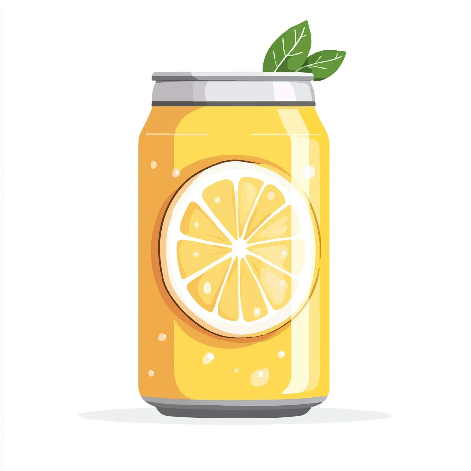 Canned Fizzy Apple Lemonade Drink — free download from Dotvec