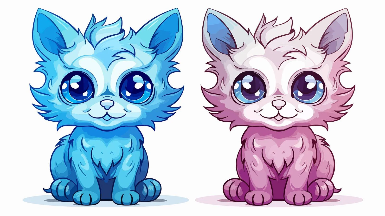 Chilly Cartoon Cat Drawing — free download from Dotvec