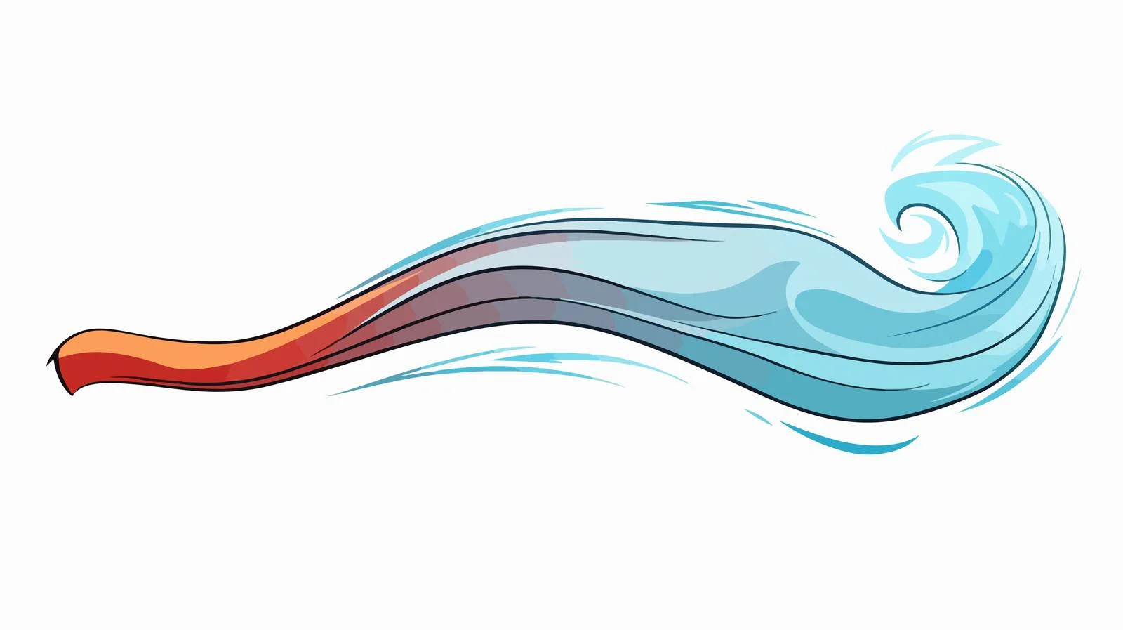 Cartoon Cigarette Line Art Illustration — free download from Dotvec