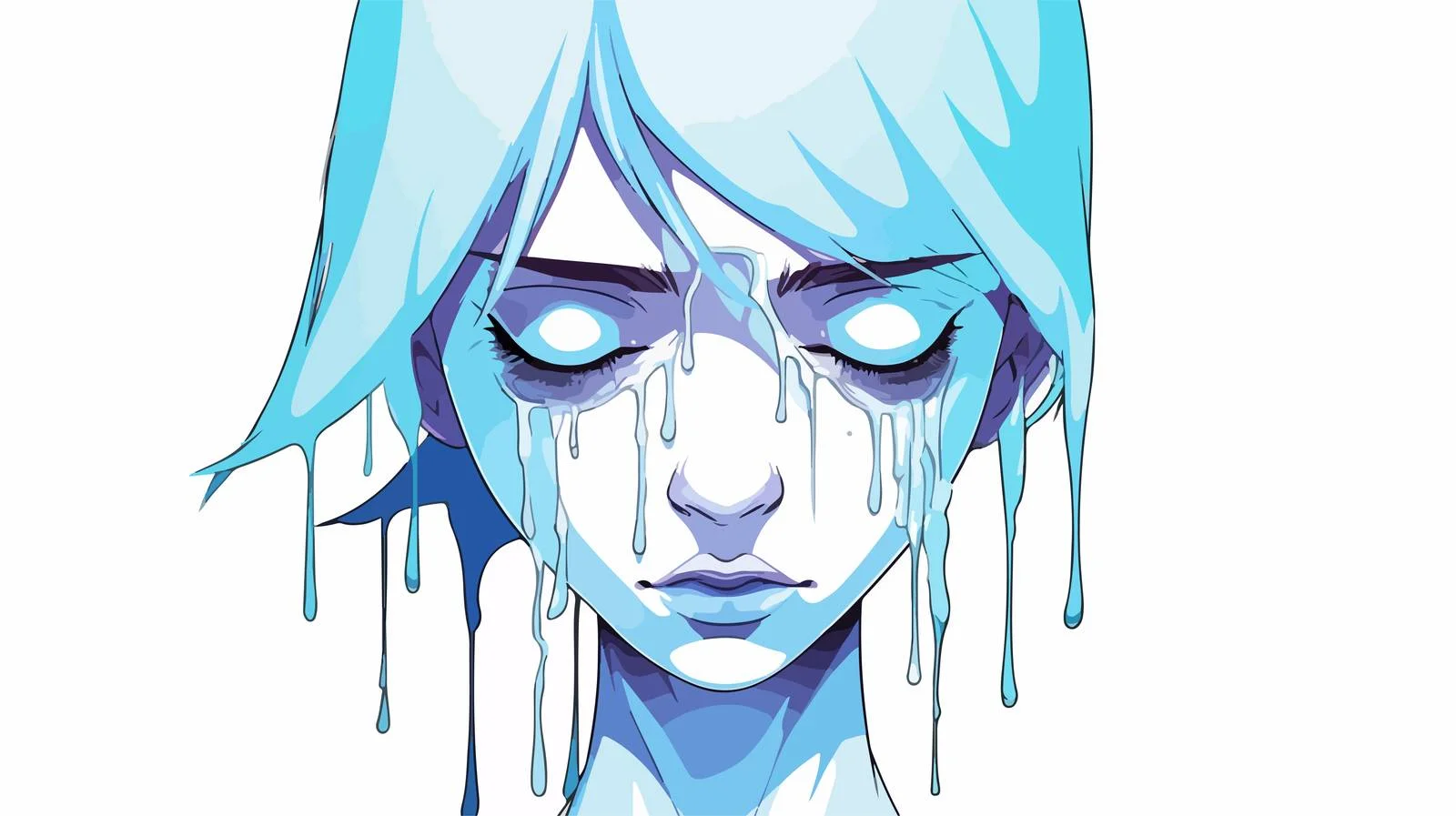 Sad Elf Line Drawing Illustration — free download from Dotvec