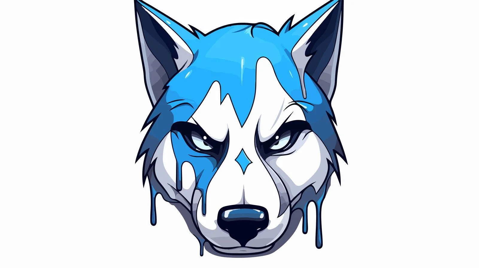 Cartoon Dog Face Cry — free download from Dotvec