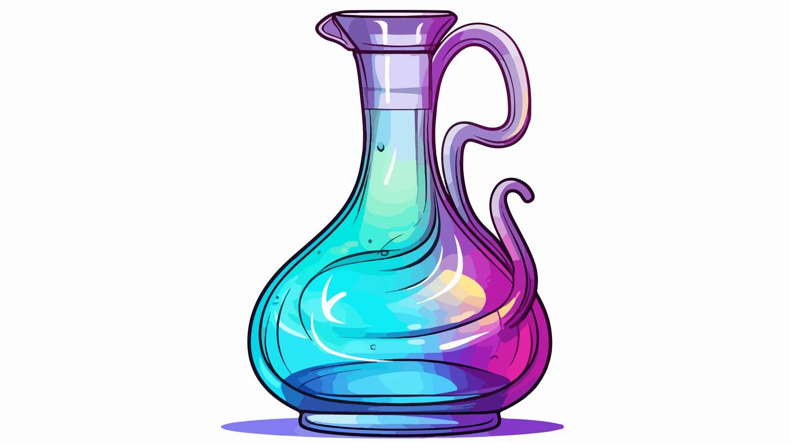 Cartoon Drink Line Drawing — free download from Dotvec