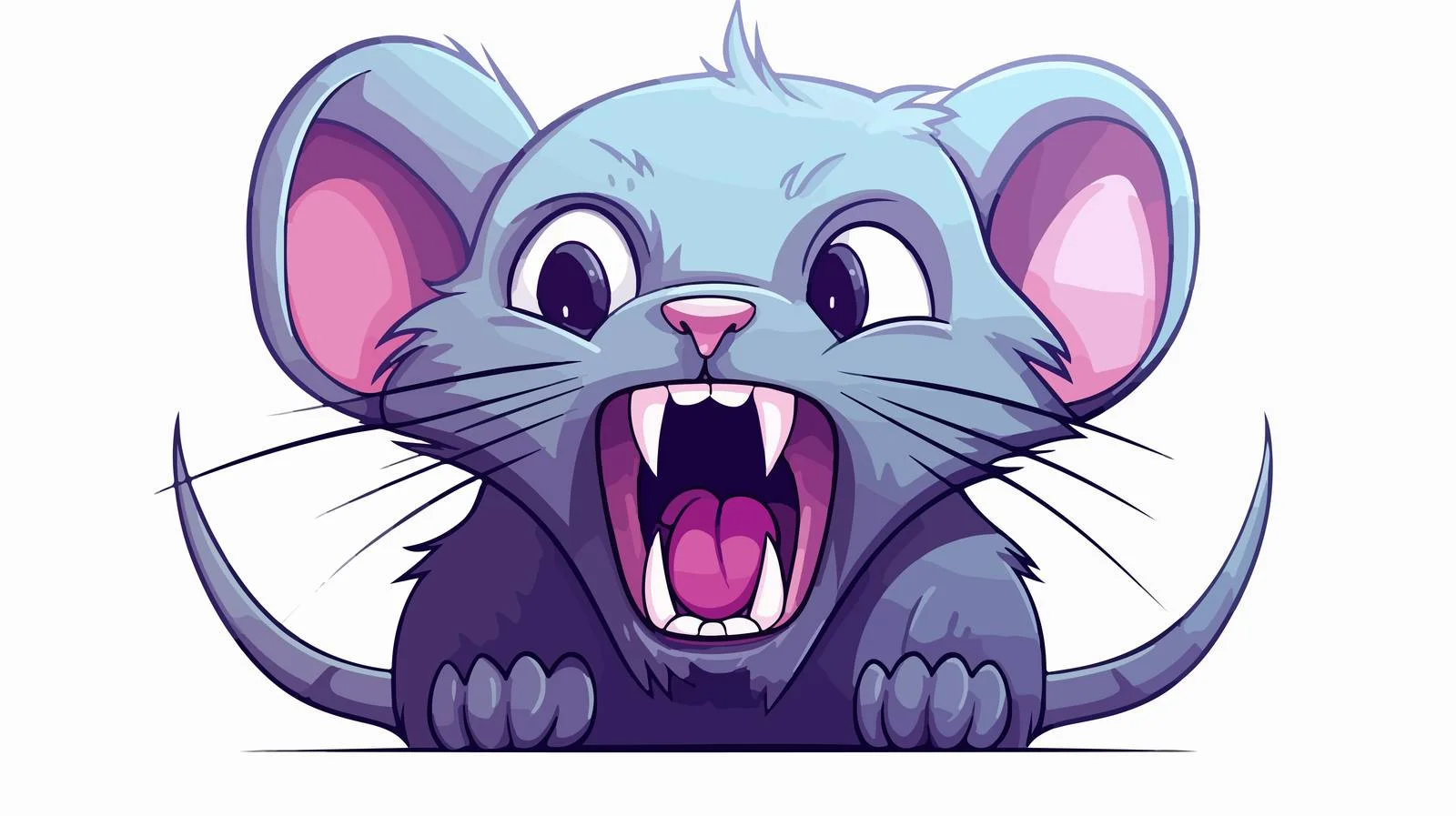 Cartoon Frightened M — free download from Dotvec