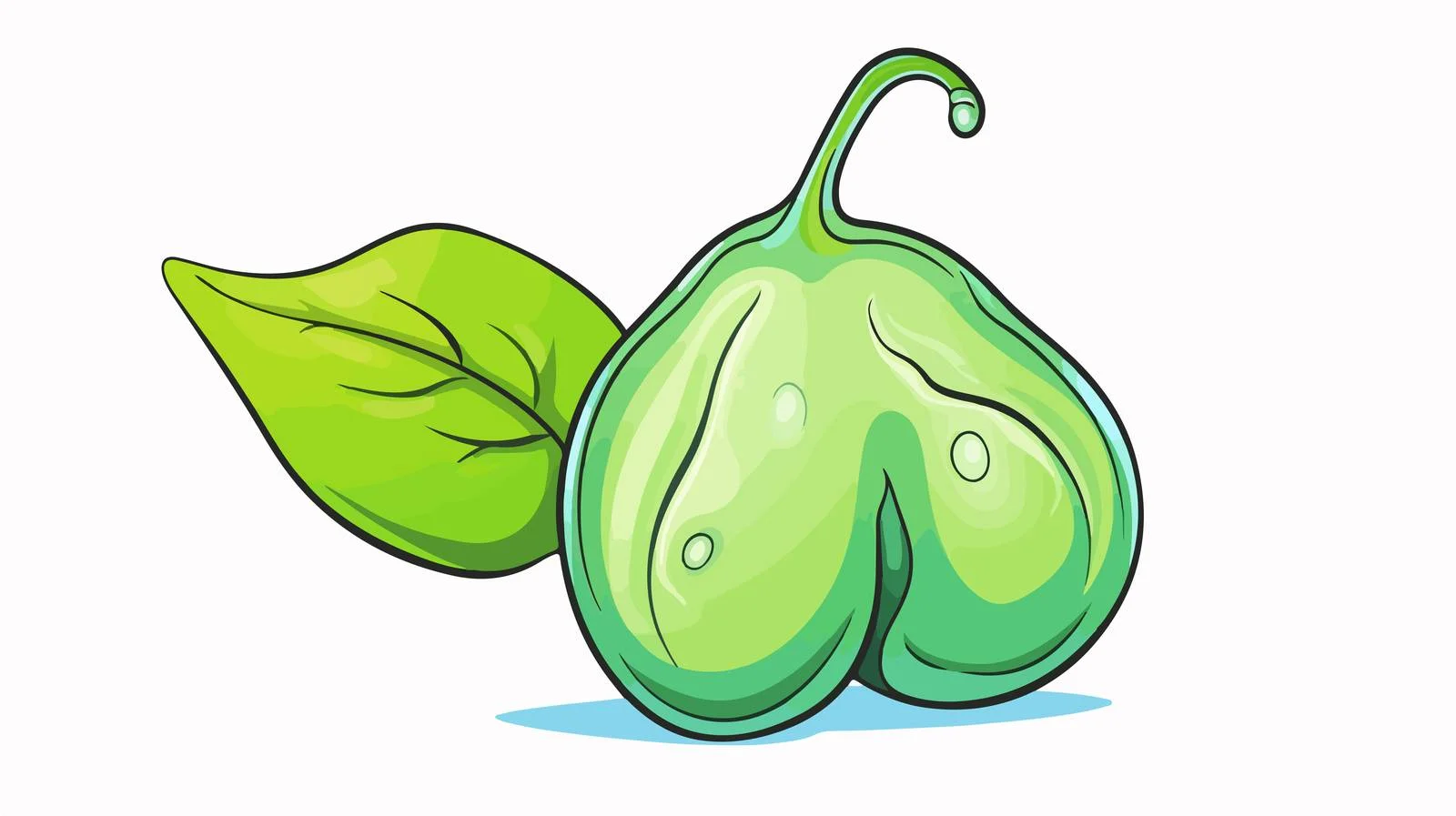 Cartoon Gall Bladder Line Drawing — free download from Dotvec