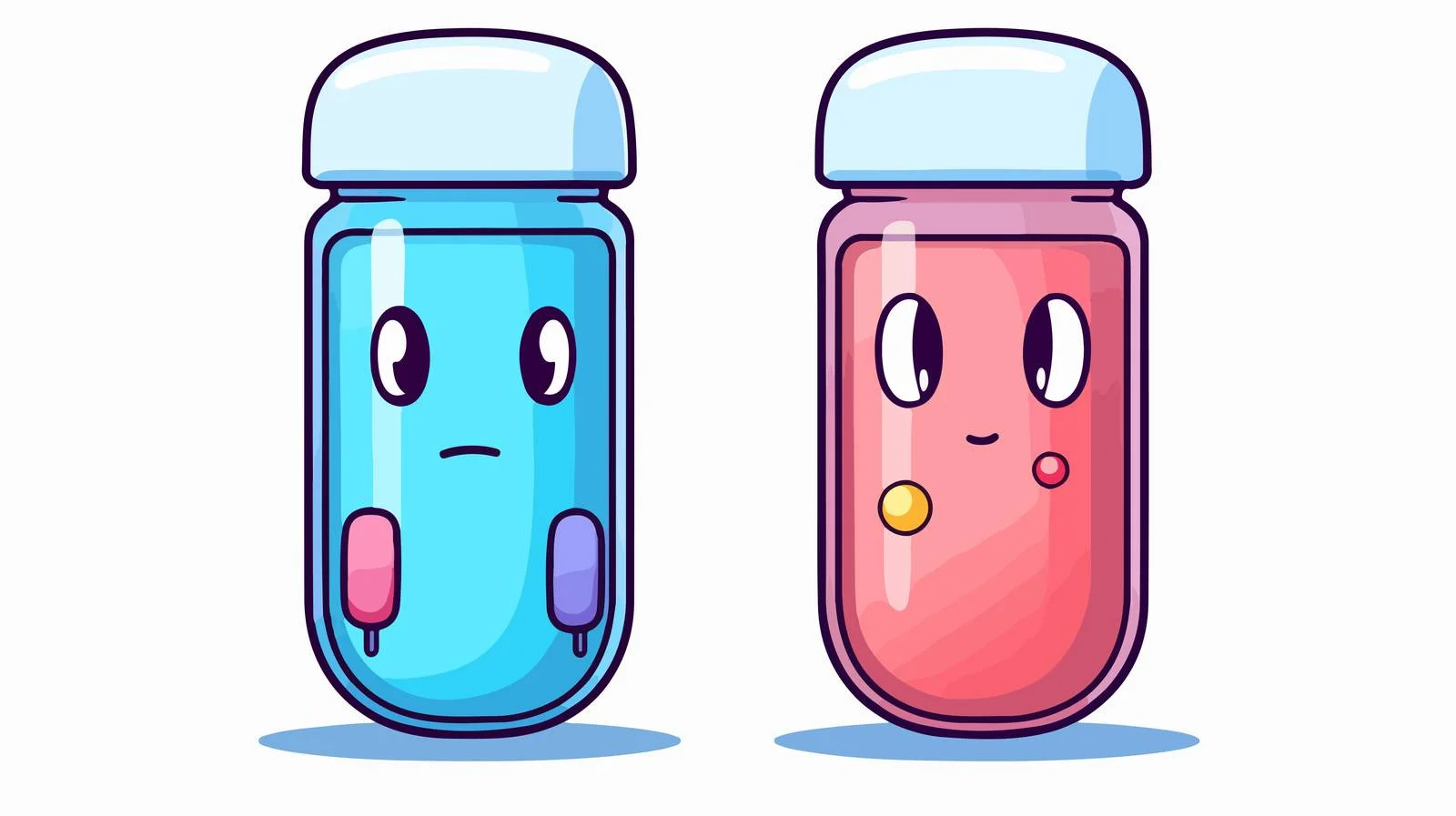 Cool Cartoon Pill Illustration — free download from Dotvec