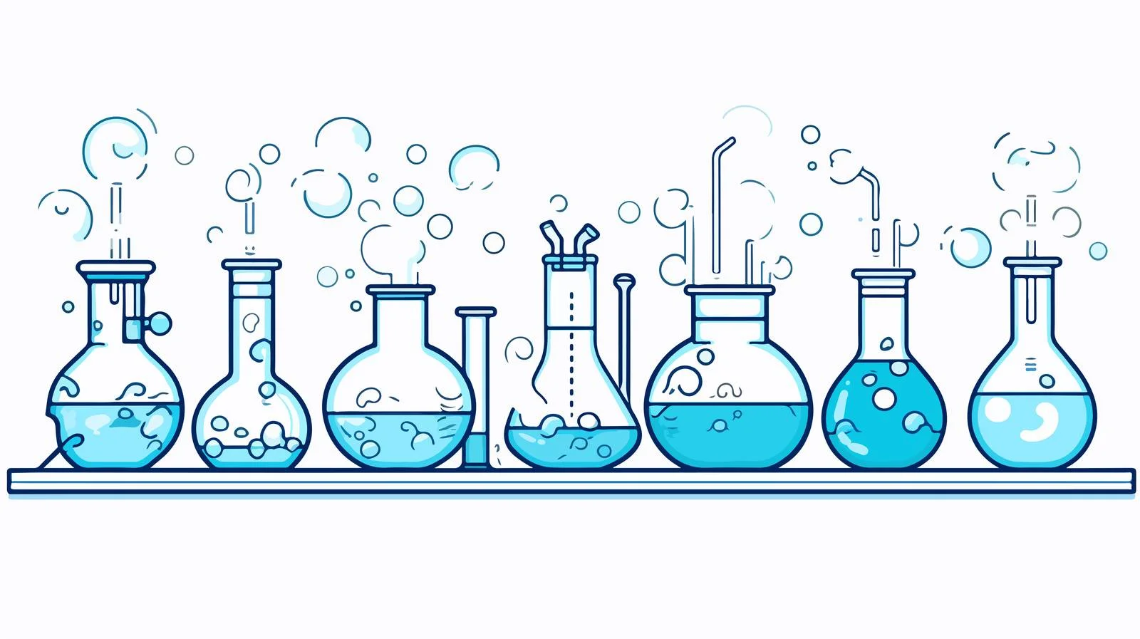 Scientific Cartoon Experiment Drawing — free download from Dotvec