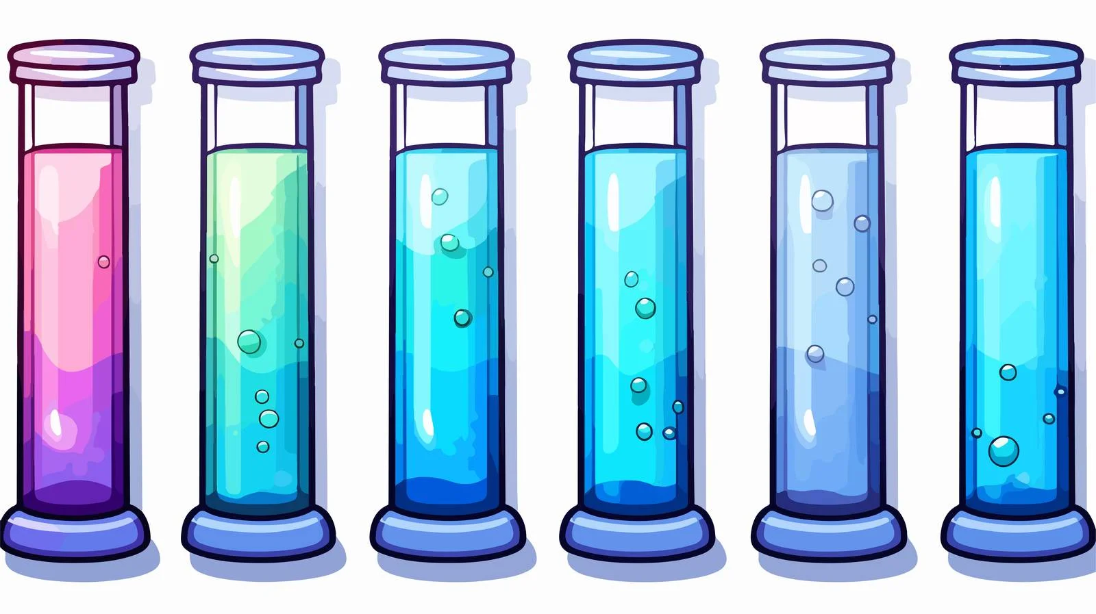 Scientific Cartoon Test Drawing — free download from Dotvec