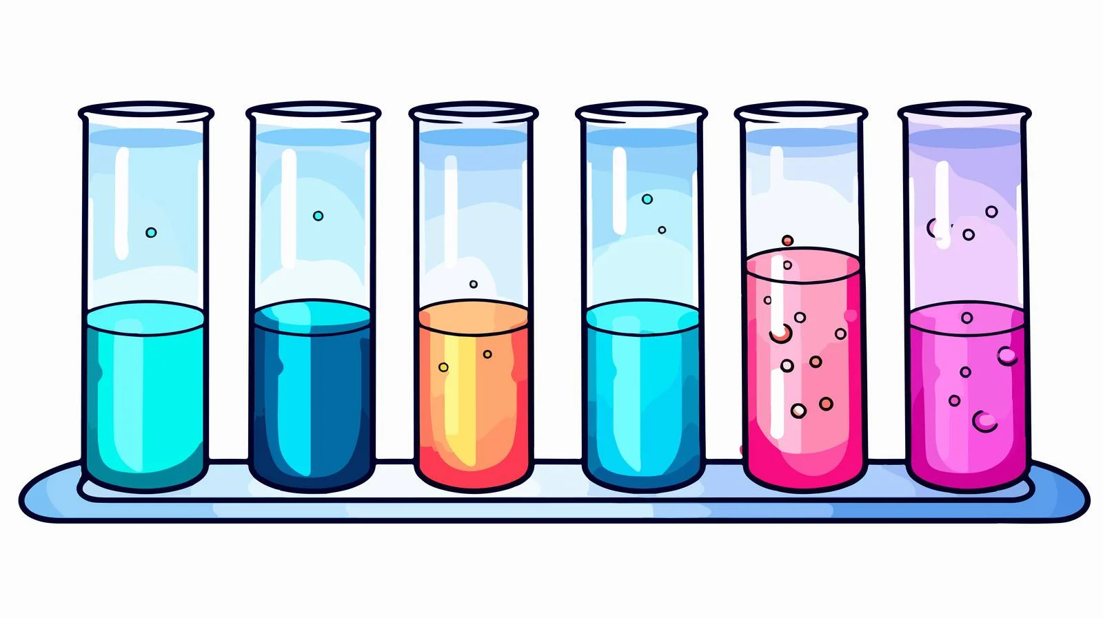Scientific Cartoon Test Sketch — free download from Dotvec