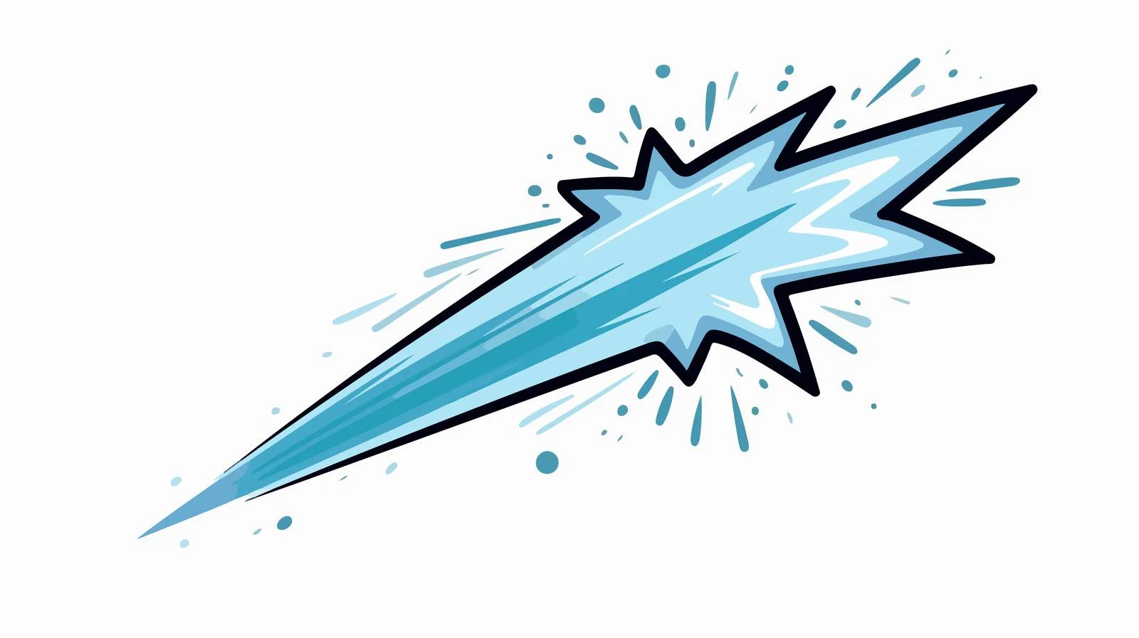 Cartoon Shooting Star Illustration — free download from Dotvec