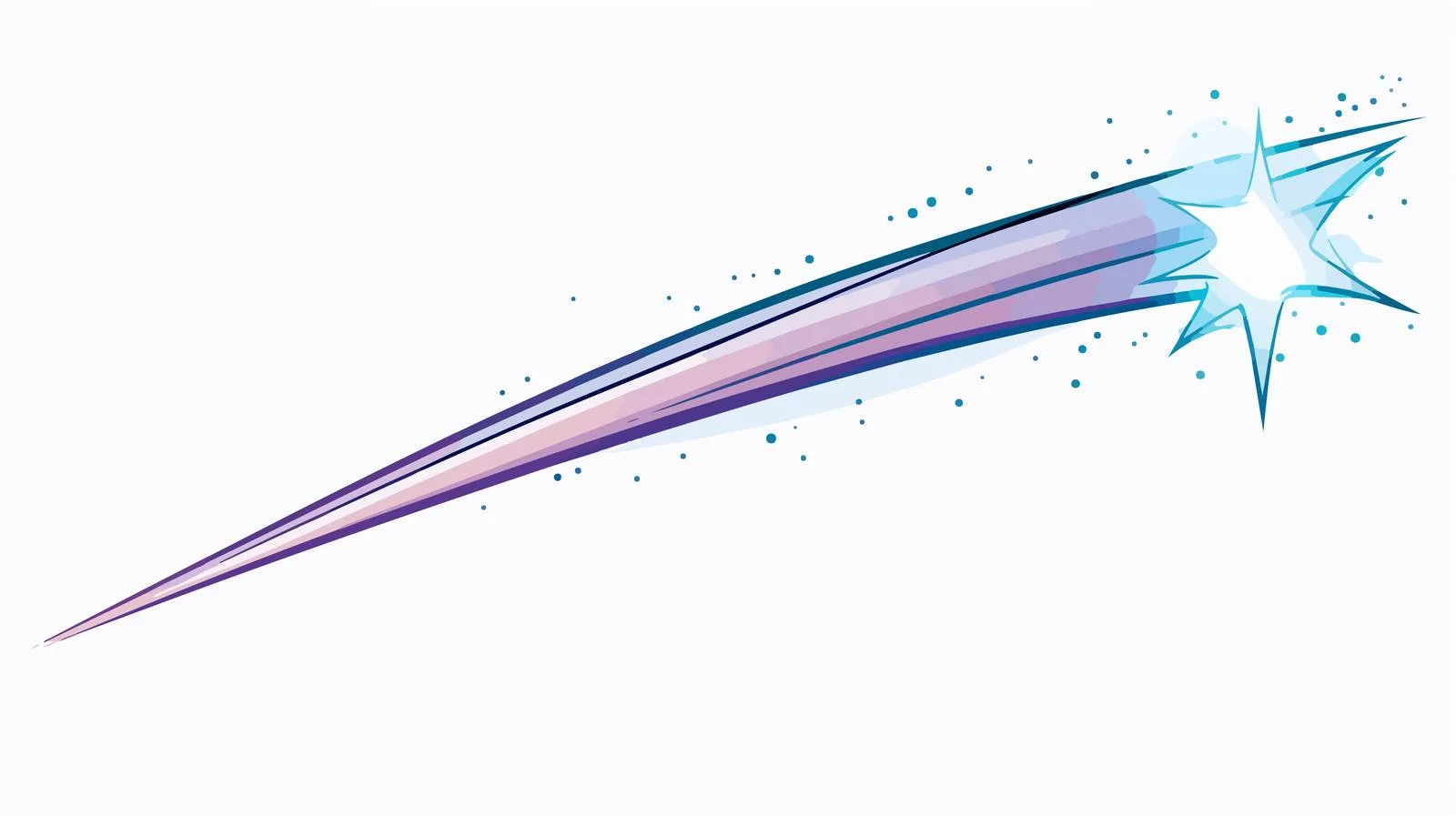 Cartoon Shooting Star Illustration — free download from Dotvec