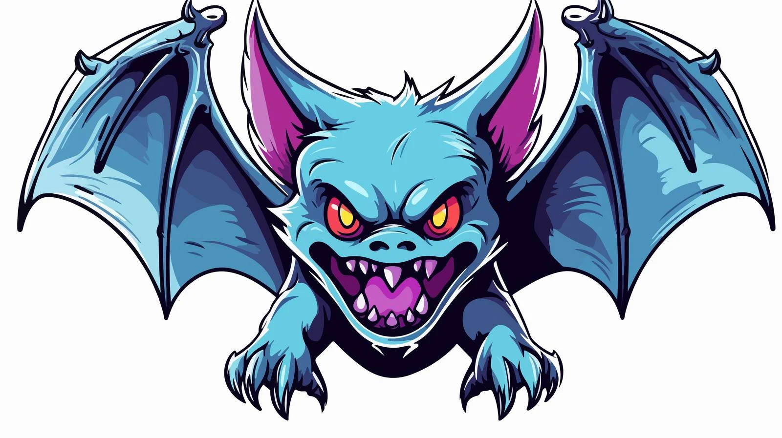 Chilly Vampire Bat Illustration — free download from Dotvec