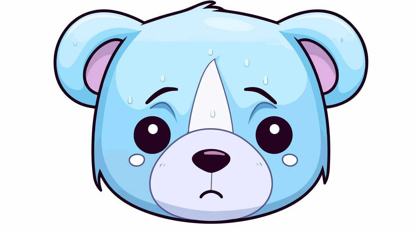 Charming Teddy Bear Line Art — free download from Dotvec