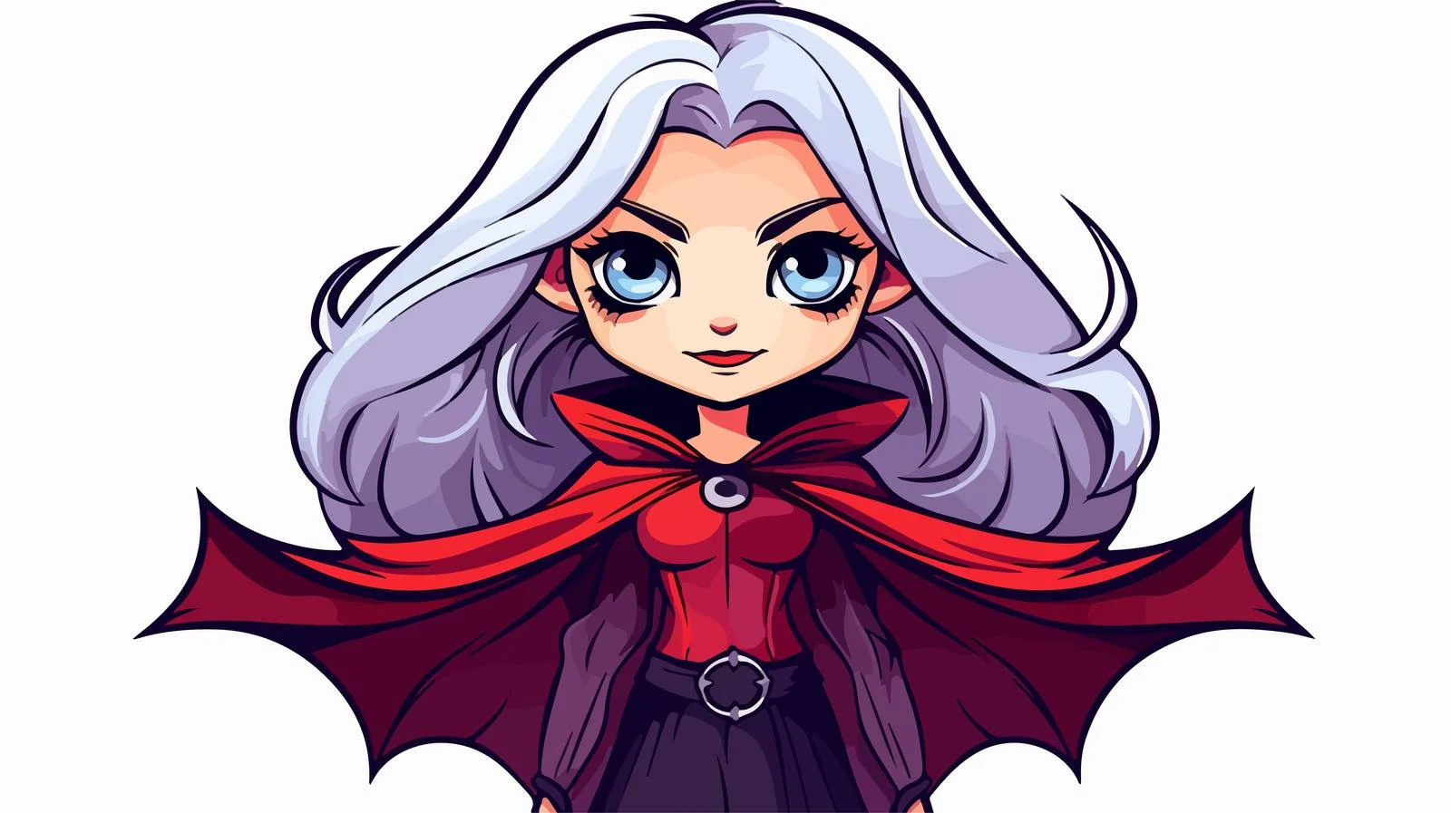 Charming Cartoon Vampire Illustration — free download from Dotvec