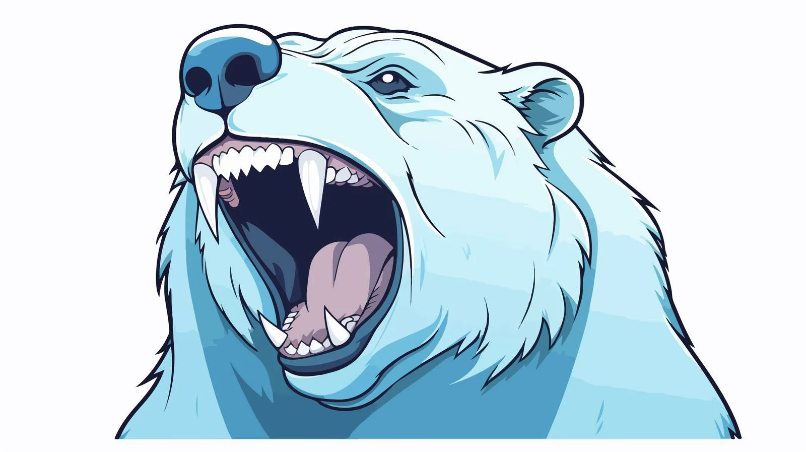 Whimsical Laughing Bear Illustration — free download from Dotvec