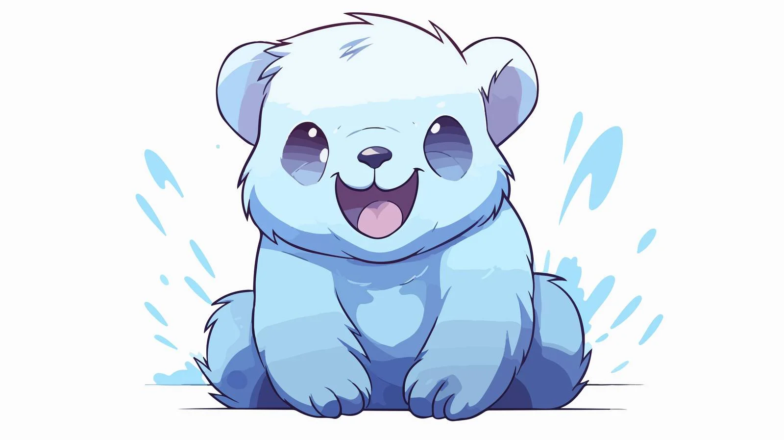 Whimsical Teddy Bear Line Drawing — free download from Dotvec