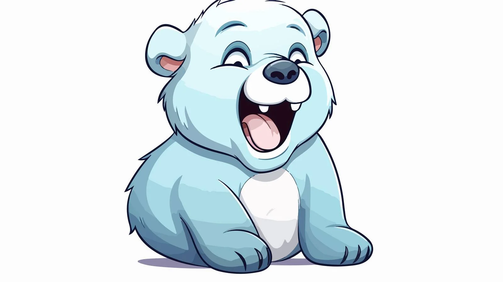 Cheerful Teddy Bear Drawing — free download from Dotvec