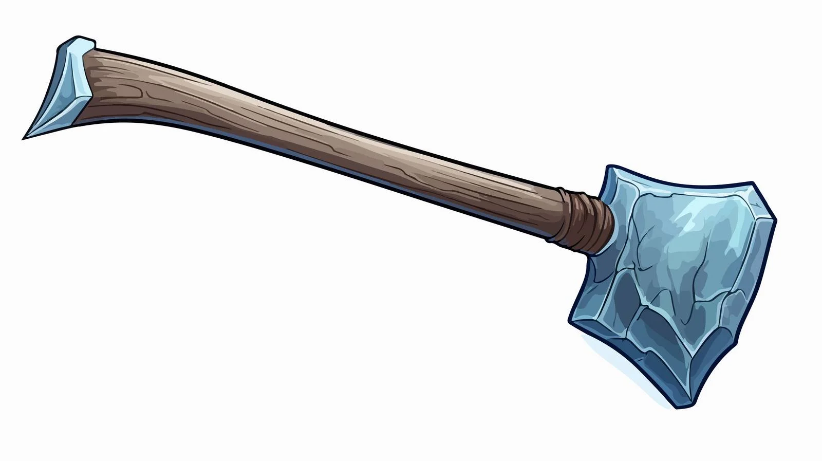 Vintage Axe Line Drawing — free download from Dotvec