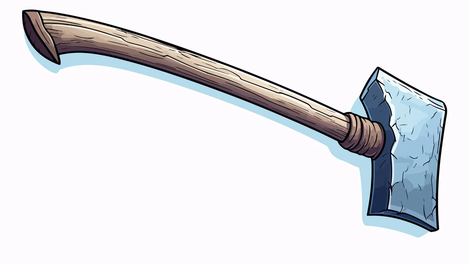Vintage Axe Line Drawing Illustration — free download from Dotvec