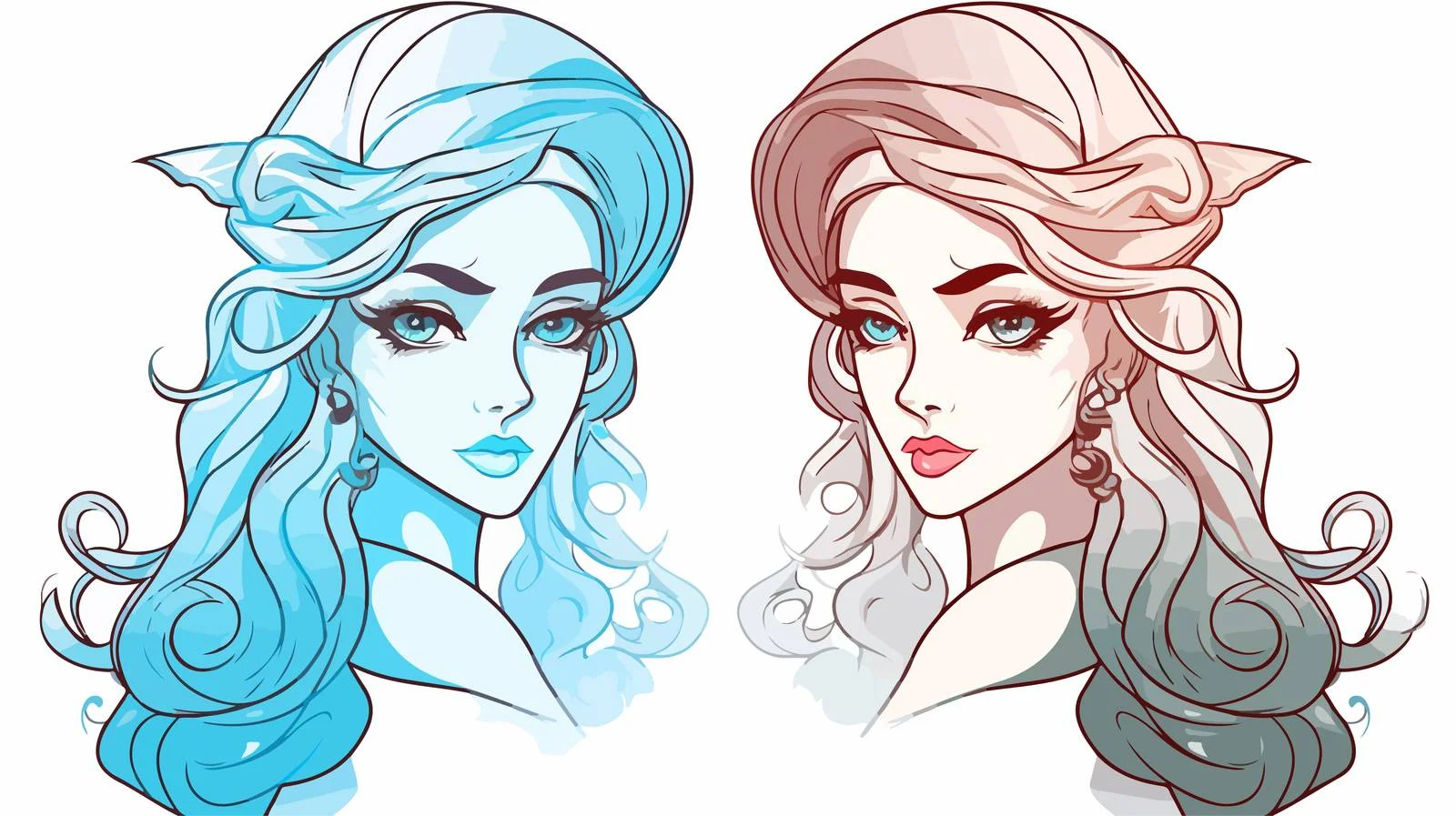 Charming Cartoon Elf Line Drawing — free download from Dotvec