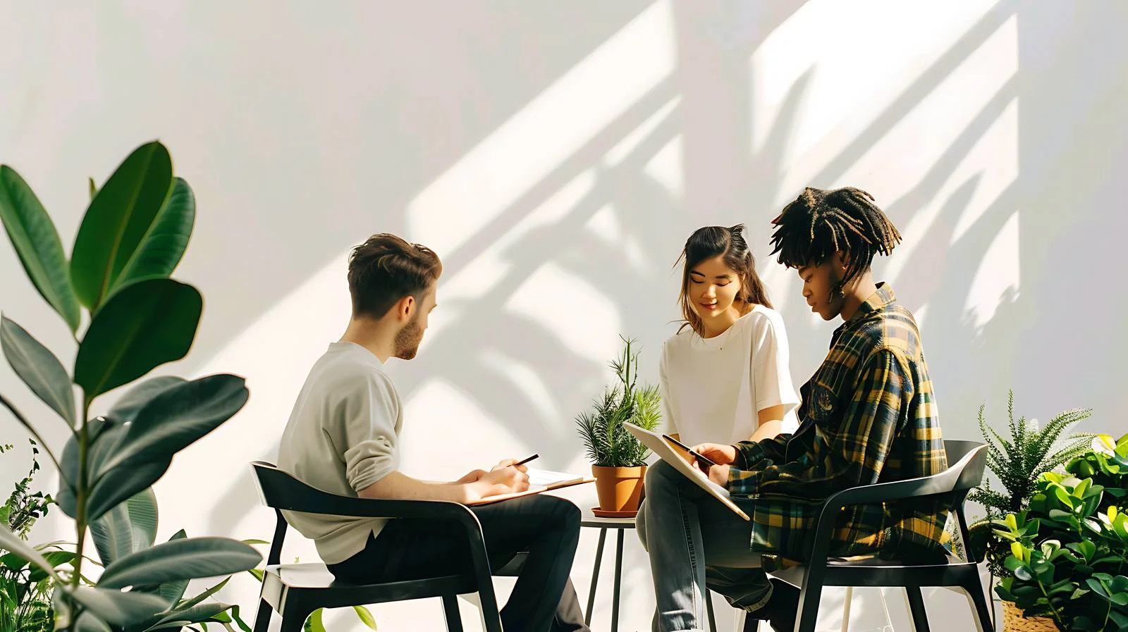 Professional Collaboration Meeting Outdoors — free download from Dotvec