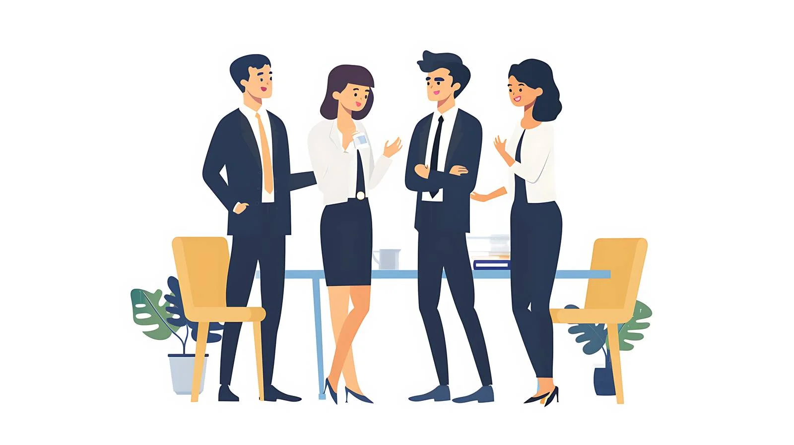 Professional Office Presentation Greeting — free download from Dotvec