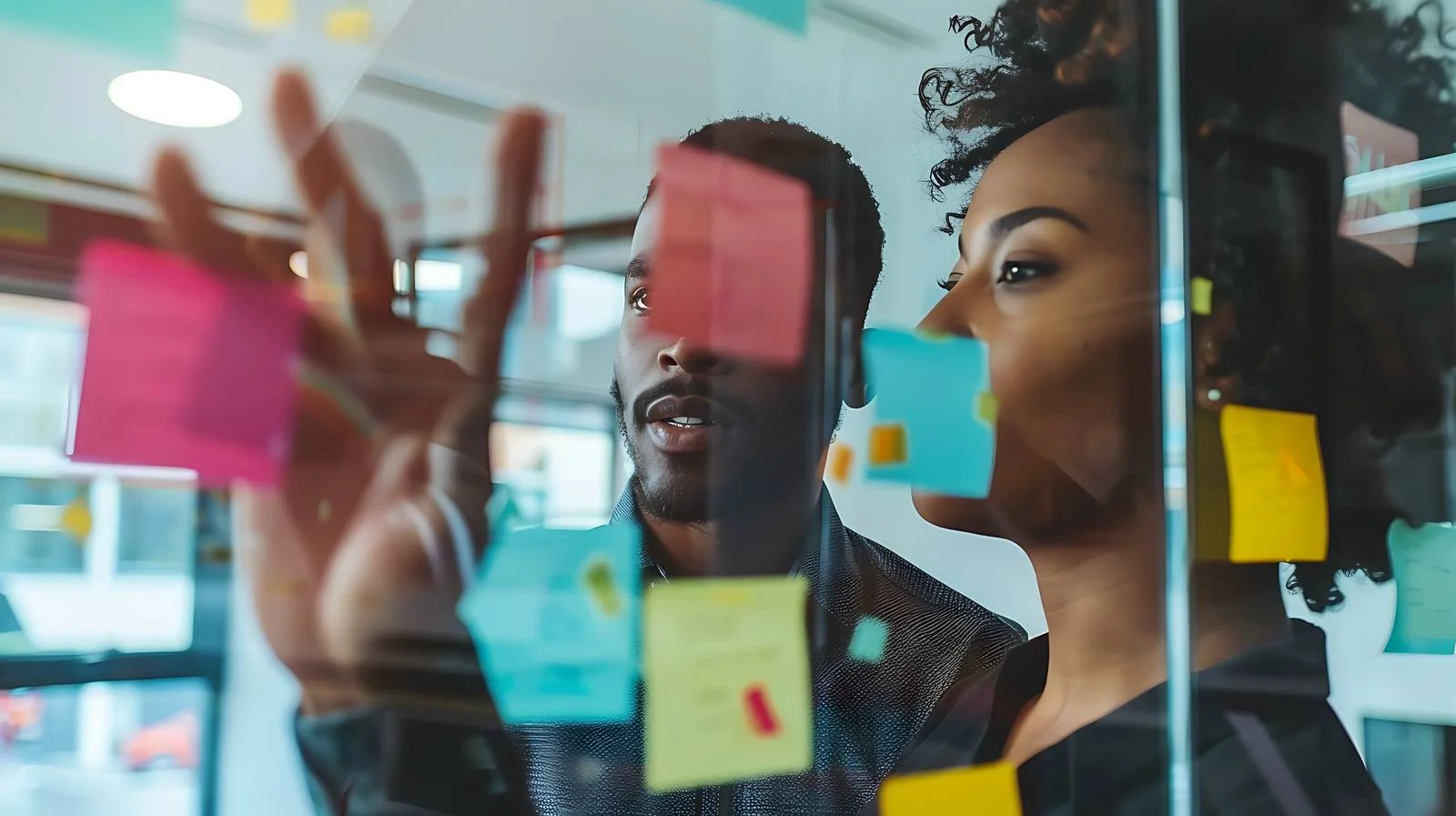 Office Collaboration Scene — free download from Dotvec