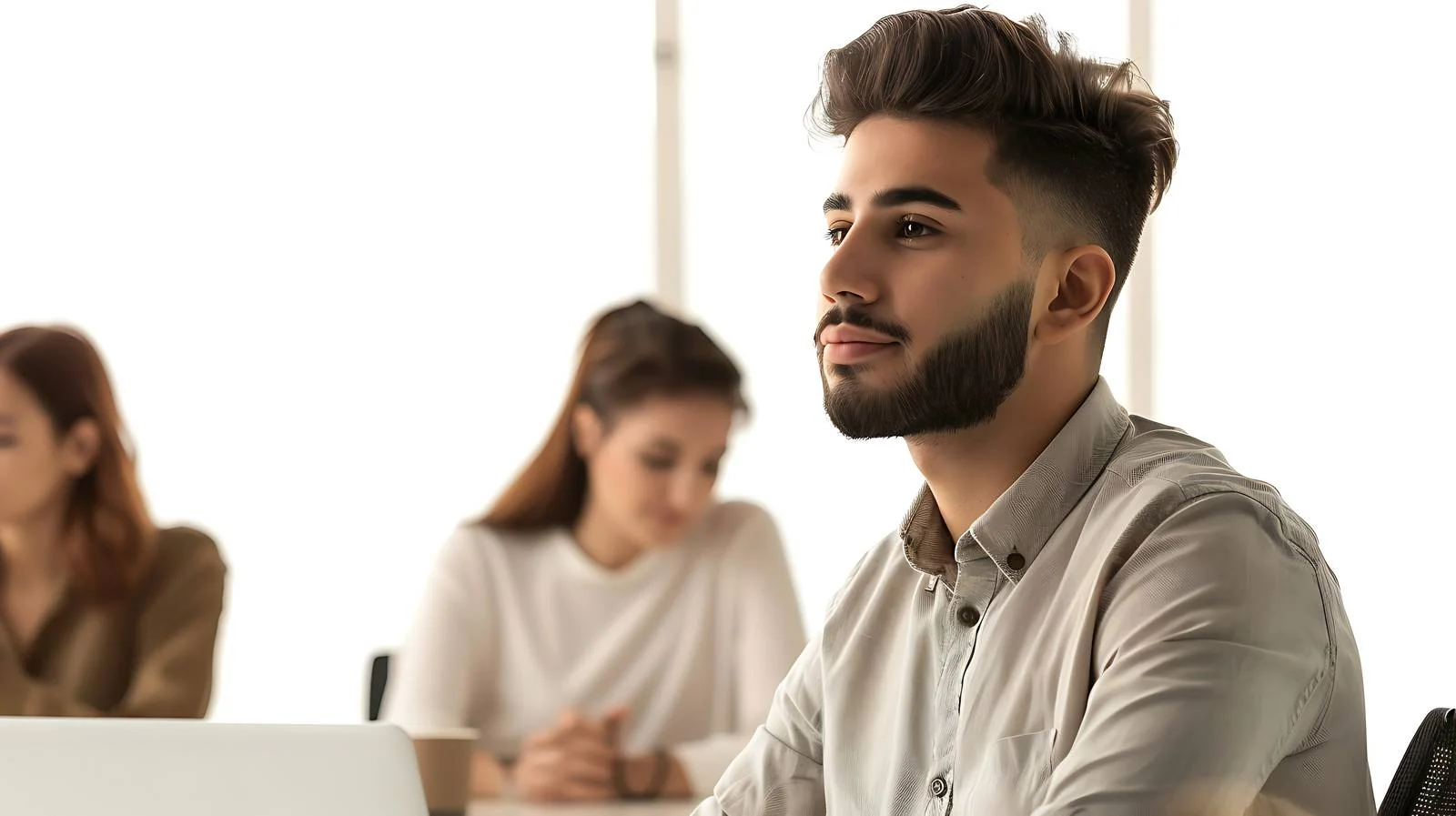 Professional Collaboration in Office Setting — free download from Dotvec